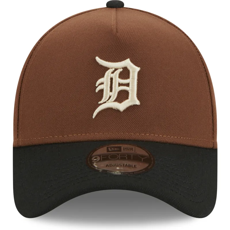 cepur-izliekta-bruns-snapback-9forty-a-frame-harvest-no-detroit-tigers-mlb-no-new-era
