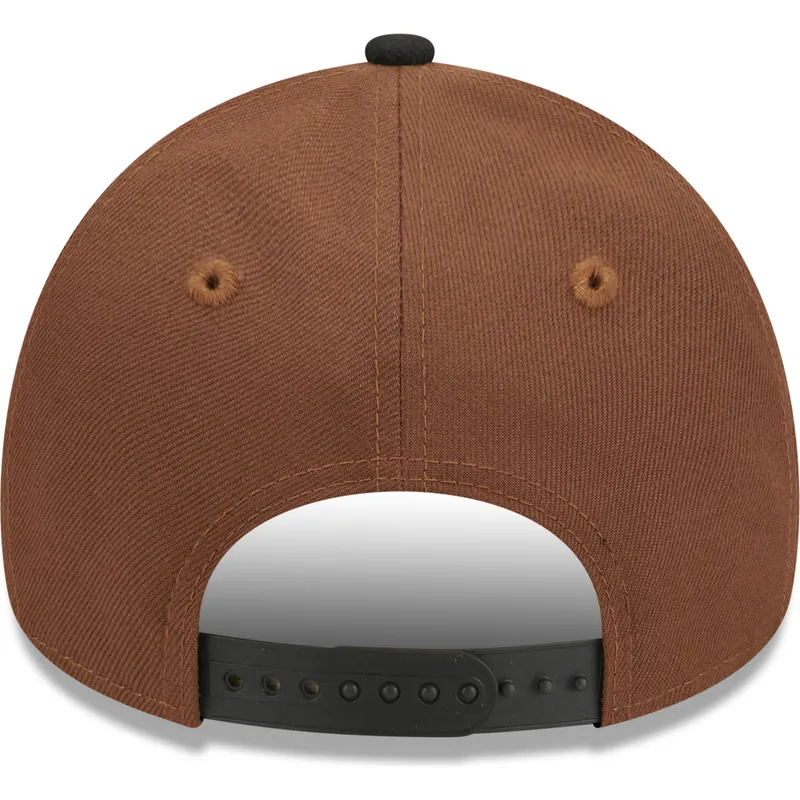 cepur-izliekta-bruns-snapback-9forty-a-frame-harvest-no-detroit-tigers-mlb-no-new-era