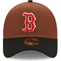 cap-izliekta-brown-snapback-9forty-a-frame-harvest-no-boston-red-sox-mlb-no-new-era