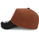 cap-izliekta-brown-snapback-9forty-a-frame-harvest-no-boston-red-sox-mlb-no-new-era