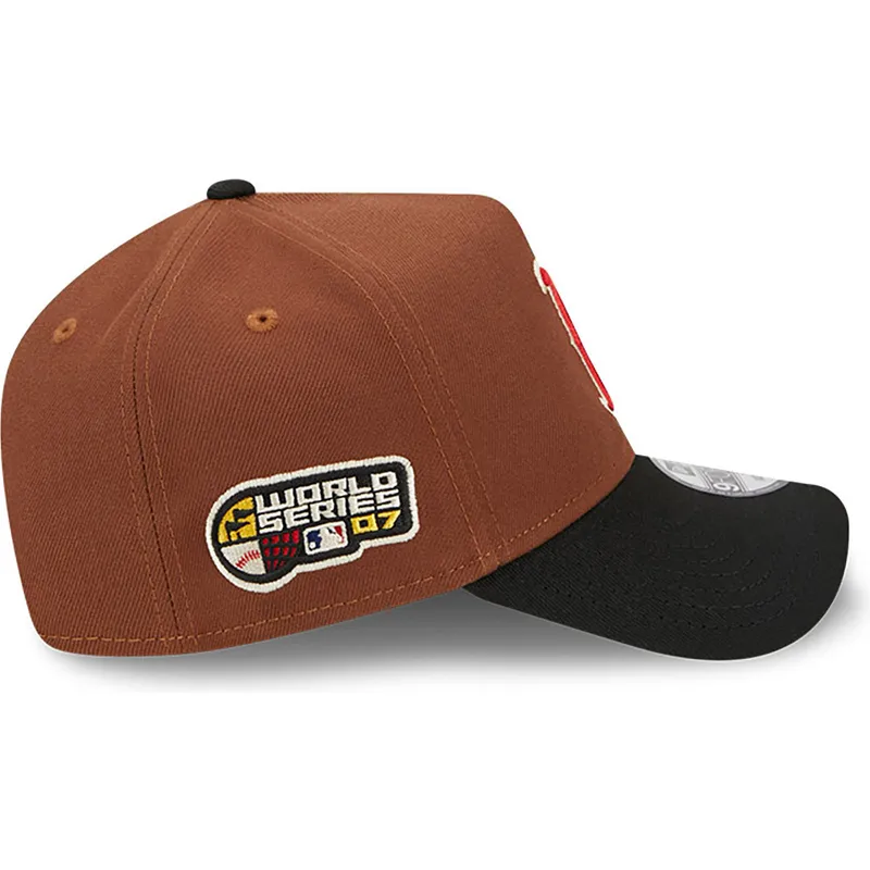 cap-izliekta-brown-snapback-9forty-a-frame-harvest-no-boston-red-sox-mlb-no-new-era