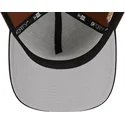cepur-izliekta-bruns-snapback-9forty-a-frame-harvest-no-new-york-yankees-mlb-no-new-era