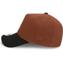 new-era-new-york-yankees-mlb-9forty-a-frame-harvest-snapback-kappe-in-braun-und-schwarz