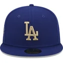 cepur-plakana-zils-pieguloss-59fifty-laurel-sidepatch-no-los-angeles-dodgers-mlb-no-new-era