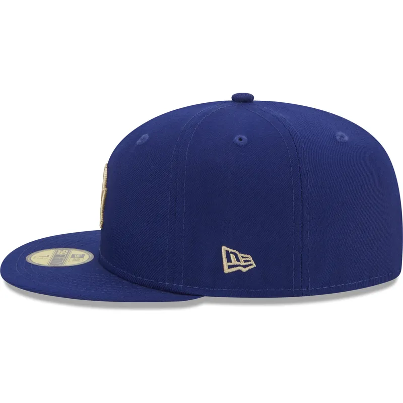 cepur-plakana-zils-pieguloss-59fifty-laurel-sidepatch-no-los-angeles-dodgers-mlb-no-new-era