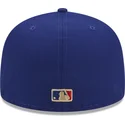 cepur-plakana-zils-pieguloss-59fifty-laurel-sidepatch-no-los-angeles-dodgers-mlb-no-new-era