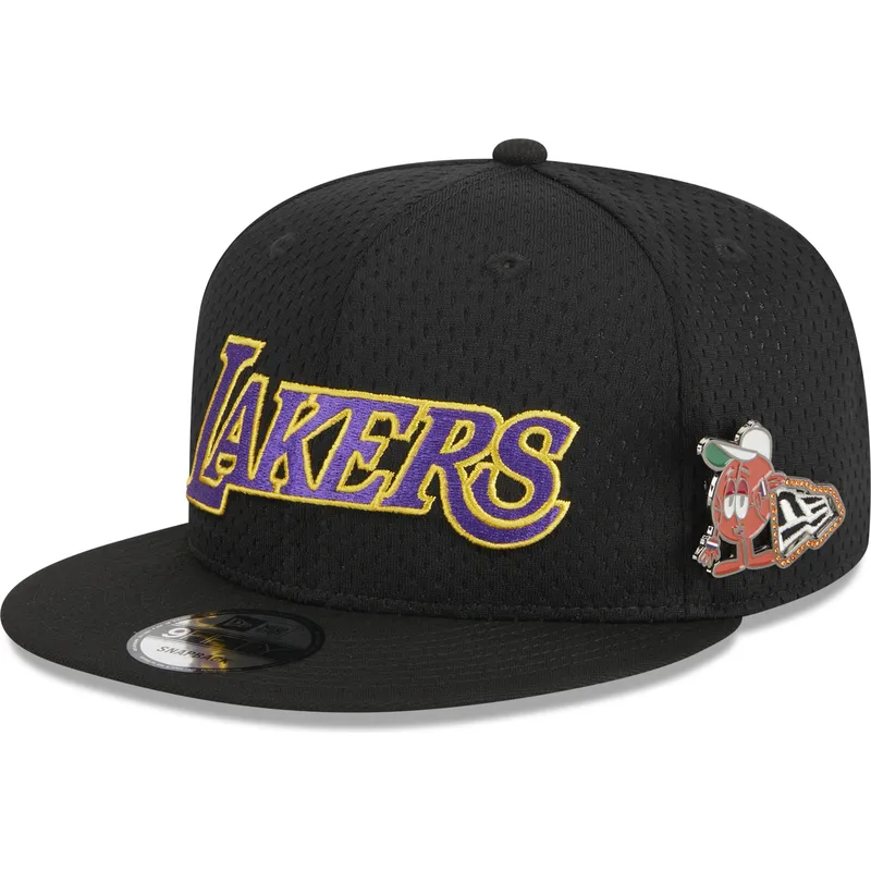cap-plakana-black-snapback-9fifty-post-up-pin-no-los-angeles-lakers-nba-no-new-era