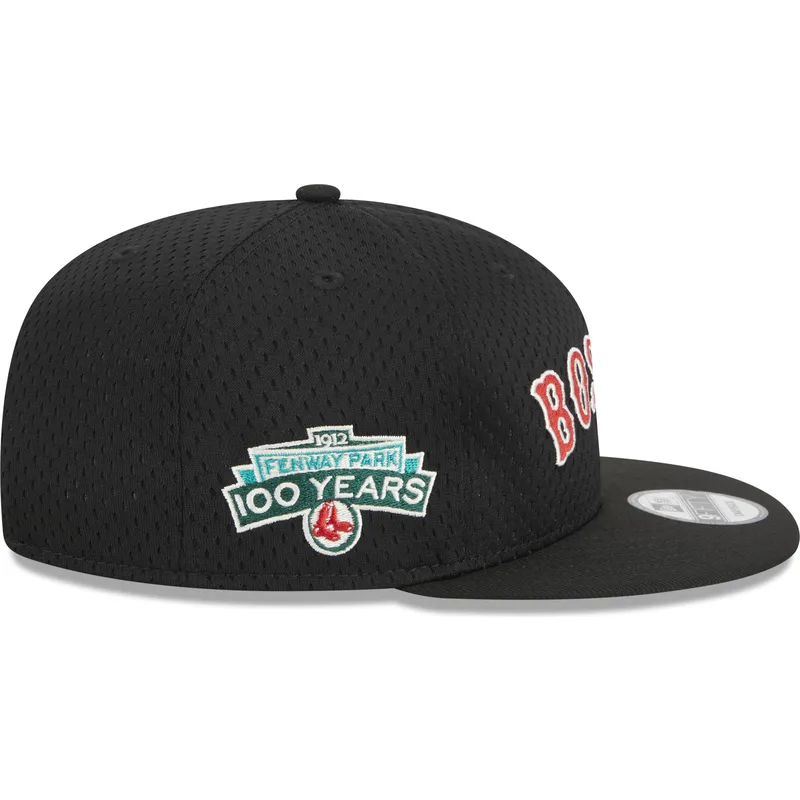 cepur-plakana-melns-snapback-9fifty-post-up-pin-no-boston-red-sox-mlb-no-new-era