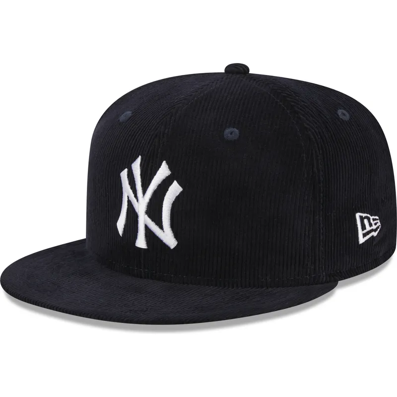 cepur-plakana-tumsi-zils-pieguloss-59fifty-throwback-cord-no-new-york-yankees-mlb-no-new-era