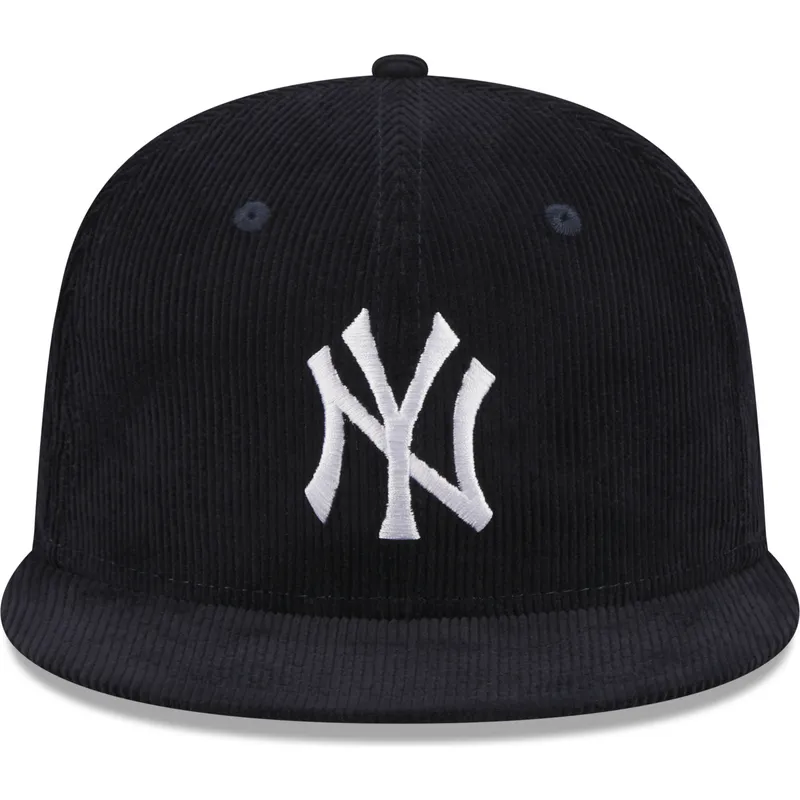 cepur-plakana-tumsi-zils-pieguloss-59fifty-throwback-cord-no-new-york-yankees-mlb-no-new-era