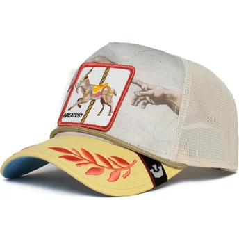 cepur-izliekta-truckeris-daudzkrasains-snapback-greatest-maximum-carousel-the-farm-no-goorin-bros