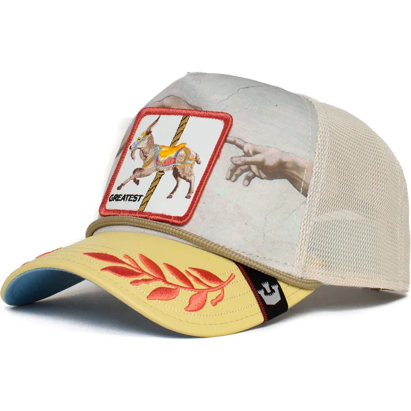 cepur-izliekta-truckeris-daudzkrasains-snapback-greatest-maximum-carousel-the-farm-no-goorin-bros