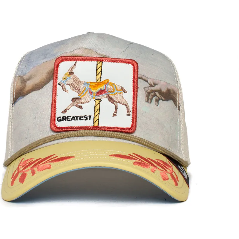 cepur-izliekta-truckeris-daudzkrasains-snapback-greatest-maximum-carousel-the-farm-no-goorin-bros