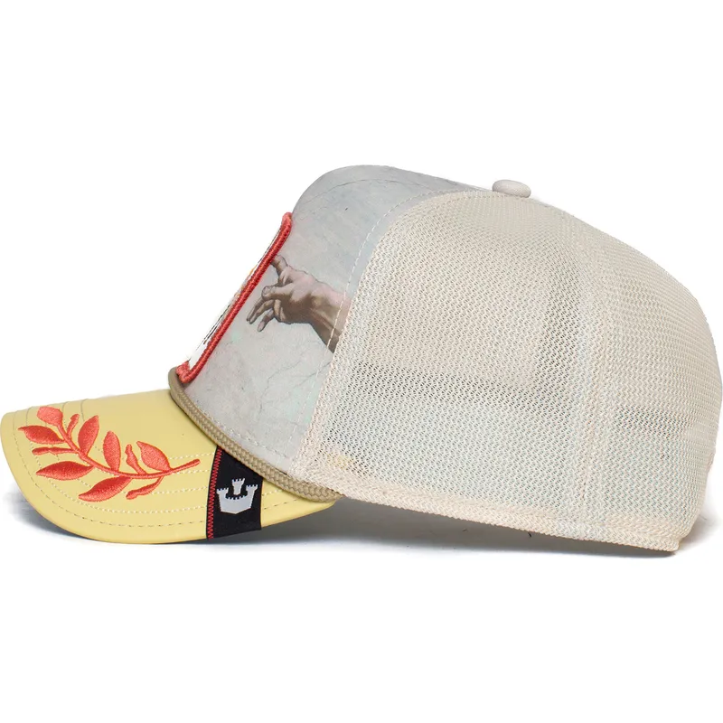 cepur-izliekta-truckeris-daudzkrasains-snapback-greatest-maximum-carousel-the-farm-no-goorin-bros