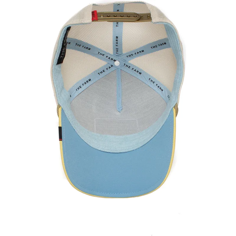 cepur-izliekta-truckeris-daudzkrasains-snapback-greatest-maximum-carousel-the-farm-no-goorin-bros