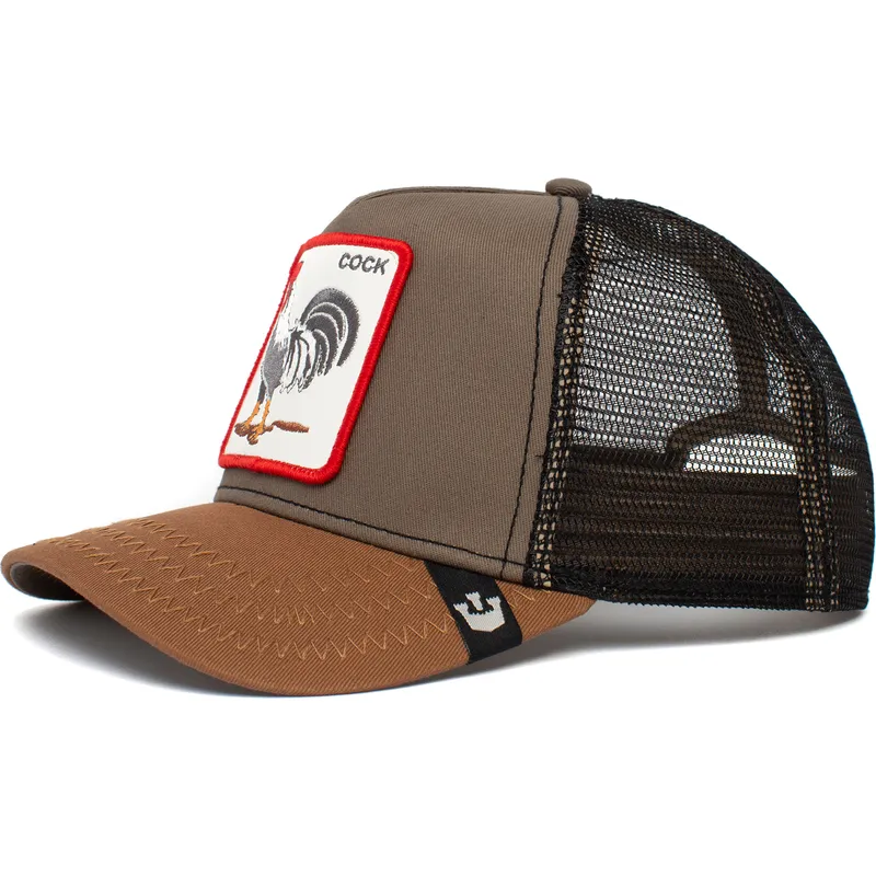 cepur-izliekta-truckeris-bruns-snapback-cock-the-farm-no-goorin-bros