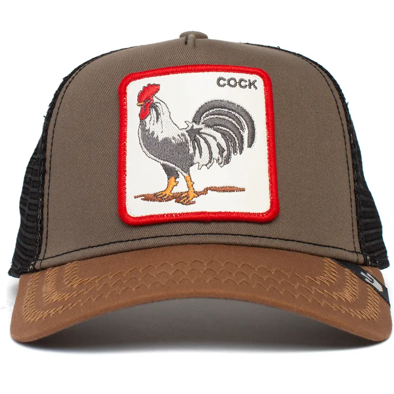 cepur-izliekta-truckeris-bruns-snapback-cock-the-farm-no-goorin-bros