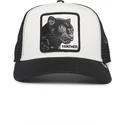 cepur-izliekta-truckeris-melns-snapback-the-panther-the-farm-no-goorin-bros