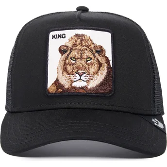 cepur-izliekta-truckeris-melns-snapback-the-king-lion-the-farm-no-goorin-bros