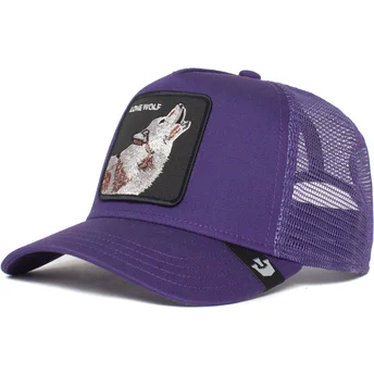 cepur-izliekta-truckeris-violets-snapback-the-lone-wolf-the-farm-no-goorin-bros