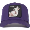 cepur-izliekta-truckeris-violets-snapback-the-lone-wolf-the-farm-no-goorin-bros