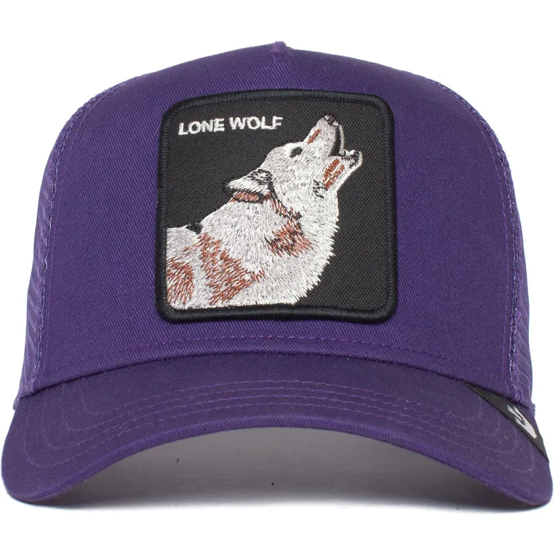 cepur-izliekta-truckeris-violets-snapback-the-lone-wolf-the-farm-no-goorin-bros