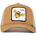 cepur-izliekta-truckeris-bruns-snapback-the-queen-bee-the-farm-no-goorin-bros