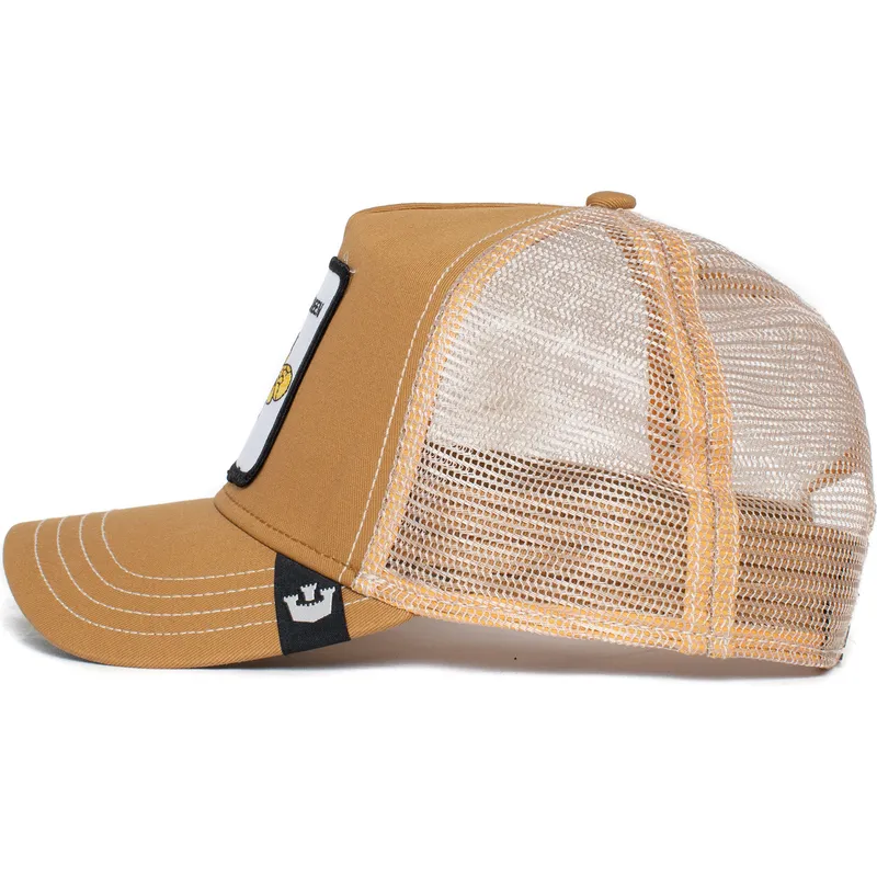 cepur-izliekta-truckeris-bruns-snapback-the-queen-bee-the-farm-no-goorin-bros