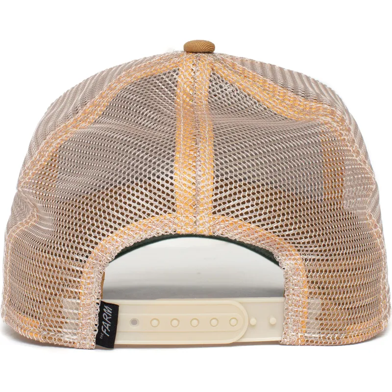 cepur-izliekta-truckeris-bruns-snapback-the-queen-bee-the-farm-no-goorin-bros