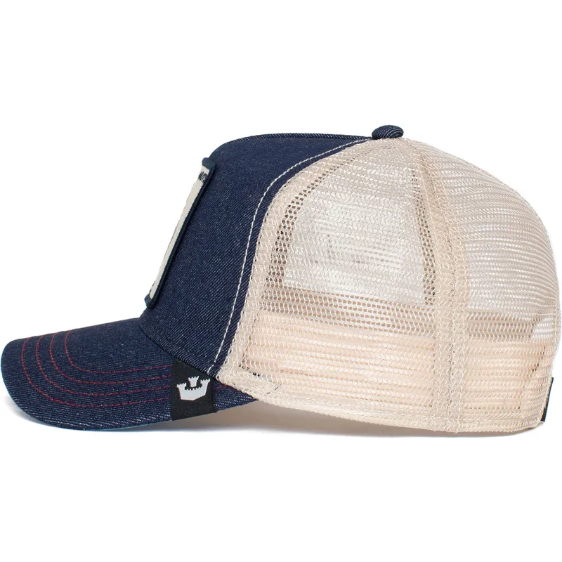 cepur-izliekta-truckeris-tumsi-zils-snapback-the-nuts-squirrel-the-farm-no-goorin-bros