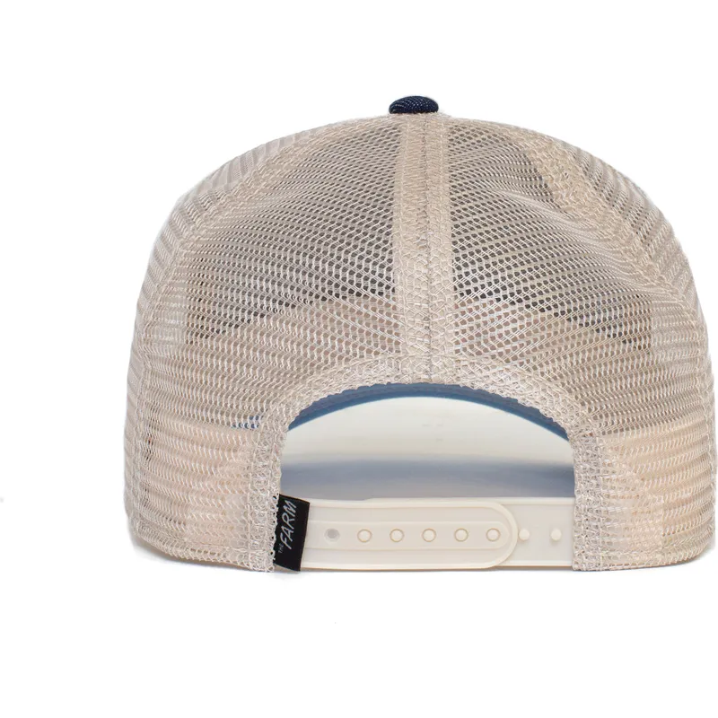 cepur-izliekta-truckeris-tumsi-zils-snapback-the-nuts-squirrel-the-farm-no-goorin-bros