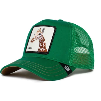 Gorra trucker verde jirafa The Giraffe The Farm de Goorin Bros.