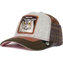 gorra-trucker-gris-marron-y-verde-buho-cum-laude-ass-play-the-farm-de-goorin-bros