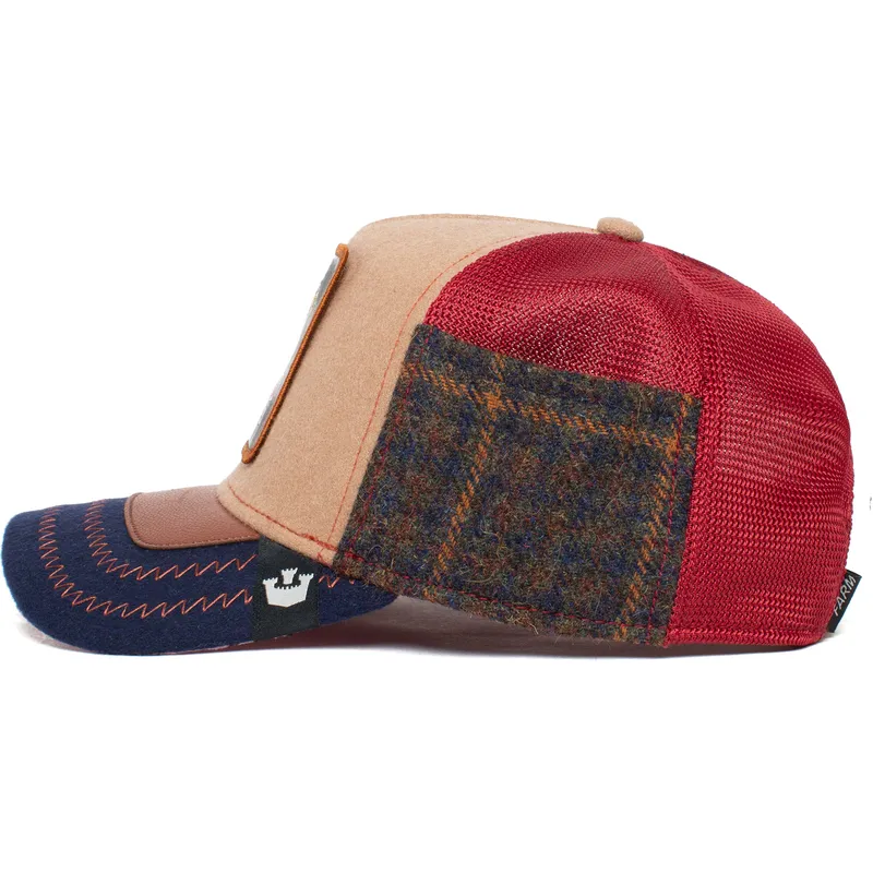cepur-izliekta-truckeris-bruns-snapback-detention-seeker-ass-play-the-farm-no-goorin-bros