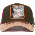 trucker-cap-grun-und-braun-krokodil-trunchbull-ass-play-the-farm-von-goorin-bros