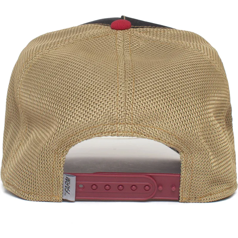 cepur-izliekta-truckeris-melns-snapback-queen-carte-blanche-casino-the-farm-no-goorin-bros