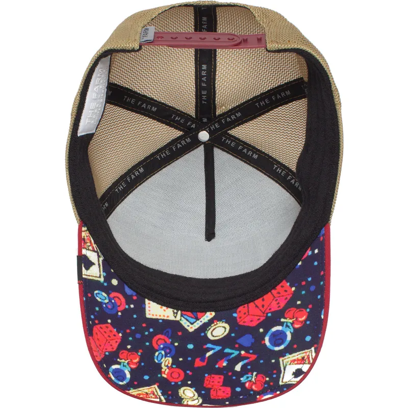 cepur-izliekta-truckeris-melns-snapback-queen-carte-blanche-casino-the-farm-no-goorin-bros