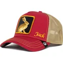 gorra-trucker-roja-conejo-jack-jacked-casino-the-farm-de-goorin-bros