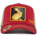 cepur-izliekta-truckeris-sarkans-snapback-jack-jacked-casino-the-farm-no-goorin-bros