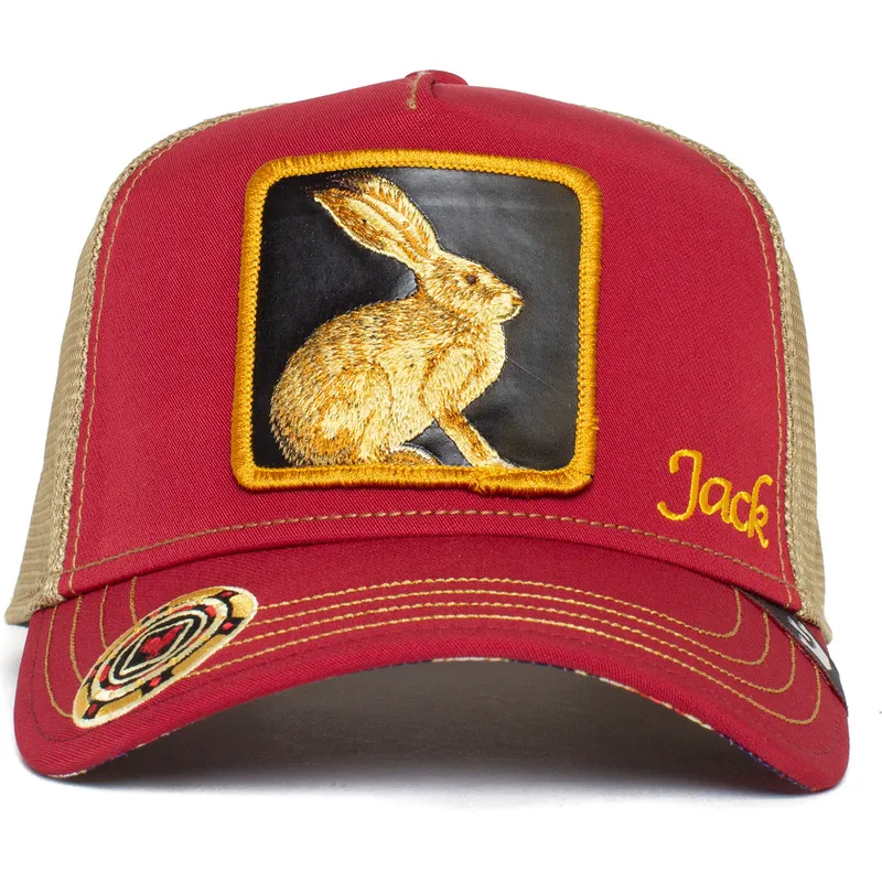 cepur-izliekta-truckeris-sarkans-snapback-jack-jacked-casino-the-farm-no-goorin-bros