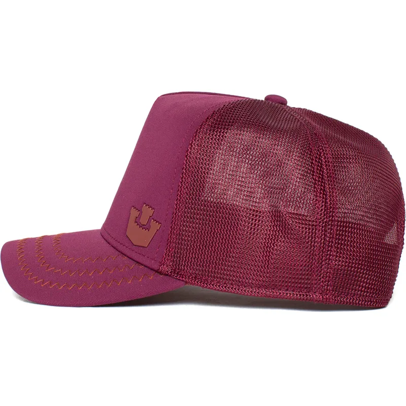 cepur-izliekta-truckeris-sarkans-snapback-gateway-the-farm-no-goorin-bros