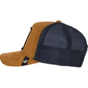 gorra-trucker-marron-y-azul-marino-pantera-panther-panthuroy-corduroy-the-farm-de-goorin-bros