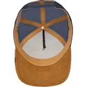 cepur-izliekta-truckeris-bruns-snapback-panther-panthuroy-corduroy-the-farm-no-goorin-bros