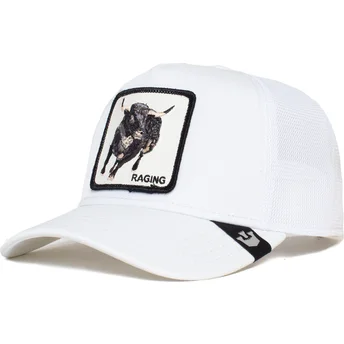 trucker-cap-weiss-stier-raging-platinum-rage-the-farm-von-goorin-bros