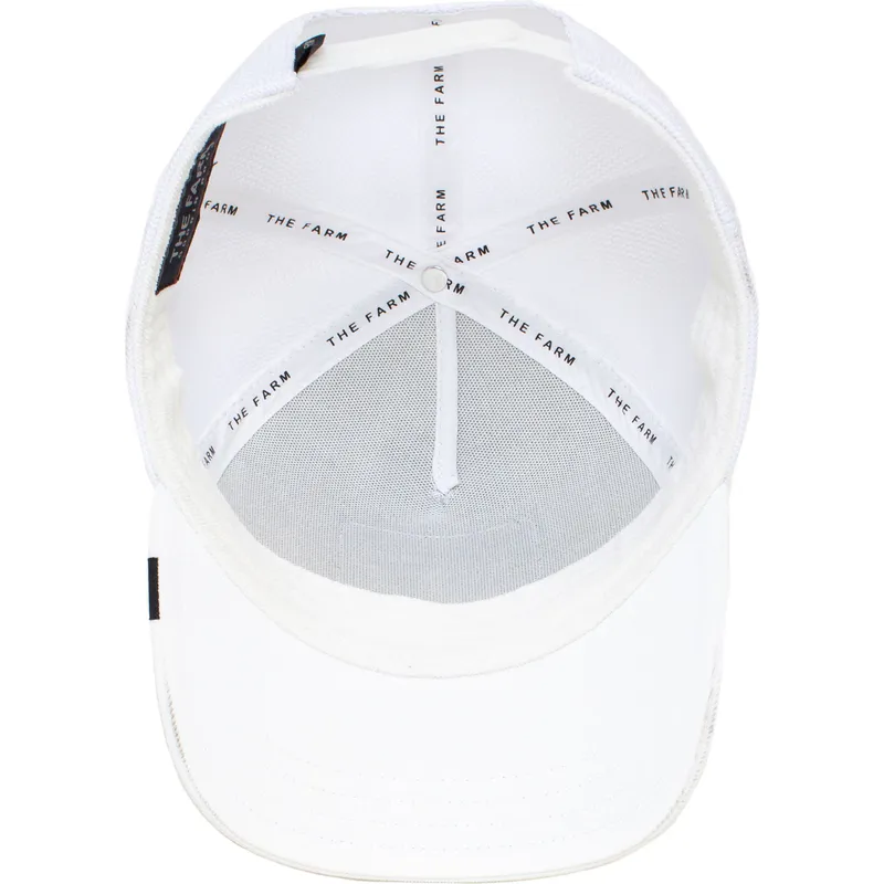 cepur-izliekta-truckeris-balts-snapback-raging-platinum-rage-the-farm-no-goorin-bros