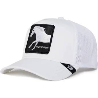 Gorra trucker blanca caballo Platinum High The Farm de Goorin Bros.