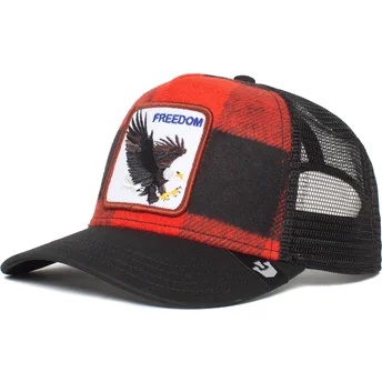 cepur-izliekta-truckeris-sarkans-snapback-freedom-ski-free-the-farm-no-goorin-bros