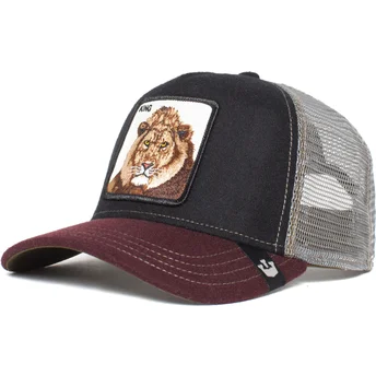 cepur-izliekta-truckeris-melns-snapback-king-circwool-of-life-the-farm-no-goorin-bros