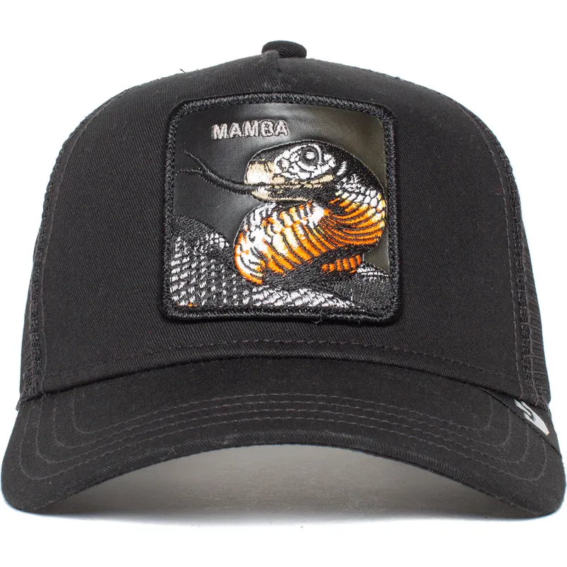 cepur-izliekta-soferis-melns-snapback-serpiente-mamba-the-farm-the-farm-no-goorin-bros