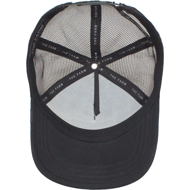 cepur-izliekta-truckeris-melns-snapback-mamba-the-farm-no-goorin-bros